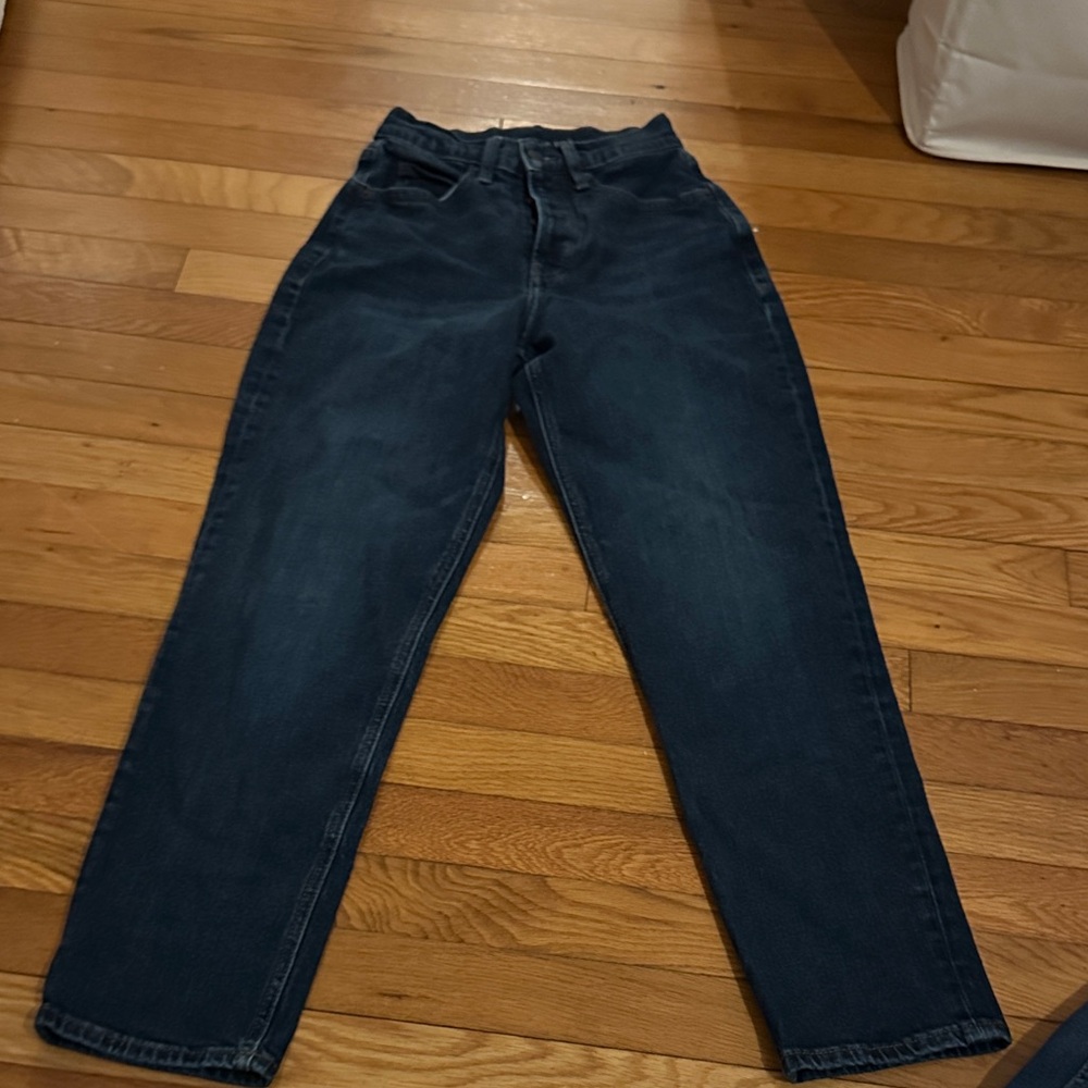 Old Navy Women's Dark Blue Straight Leg Jeans